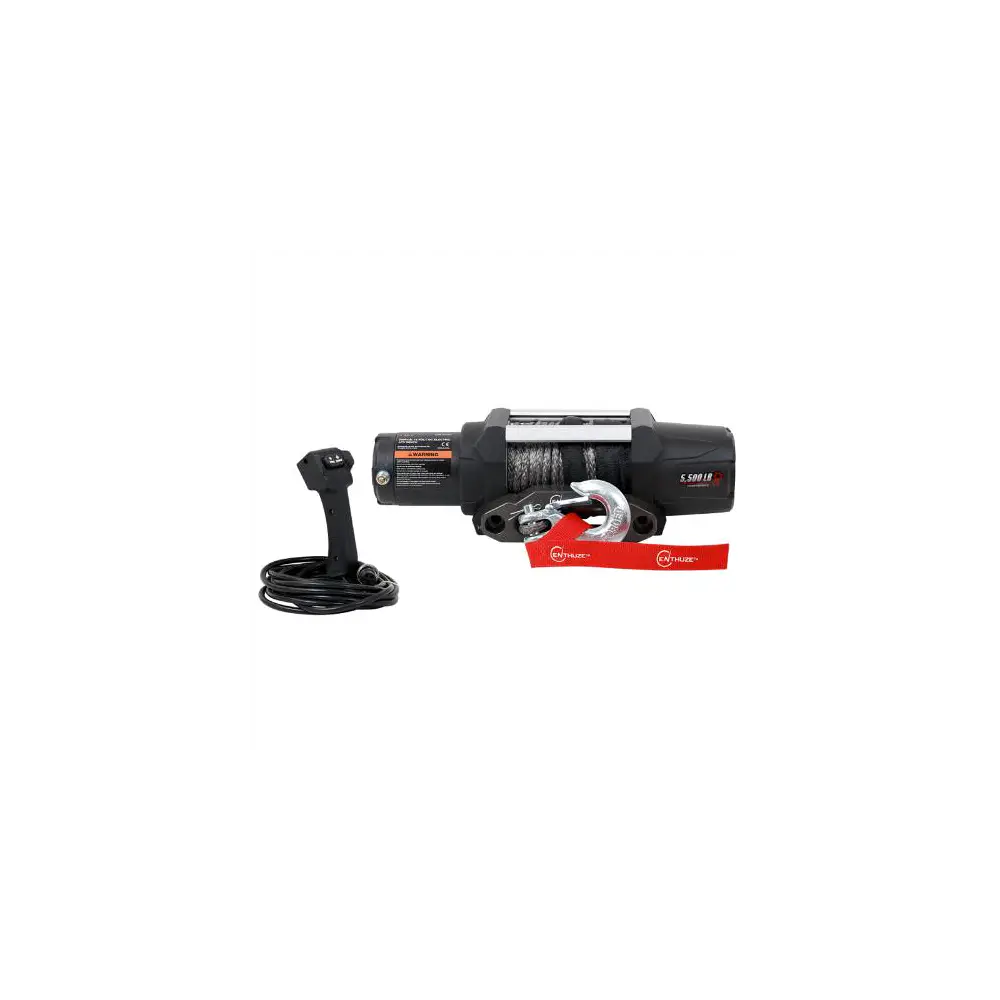 Enthuze 5500lb ATV/UTV Winch, Synthetic Rope - ENTACTENT0301P